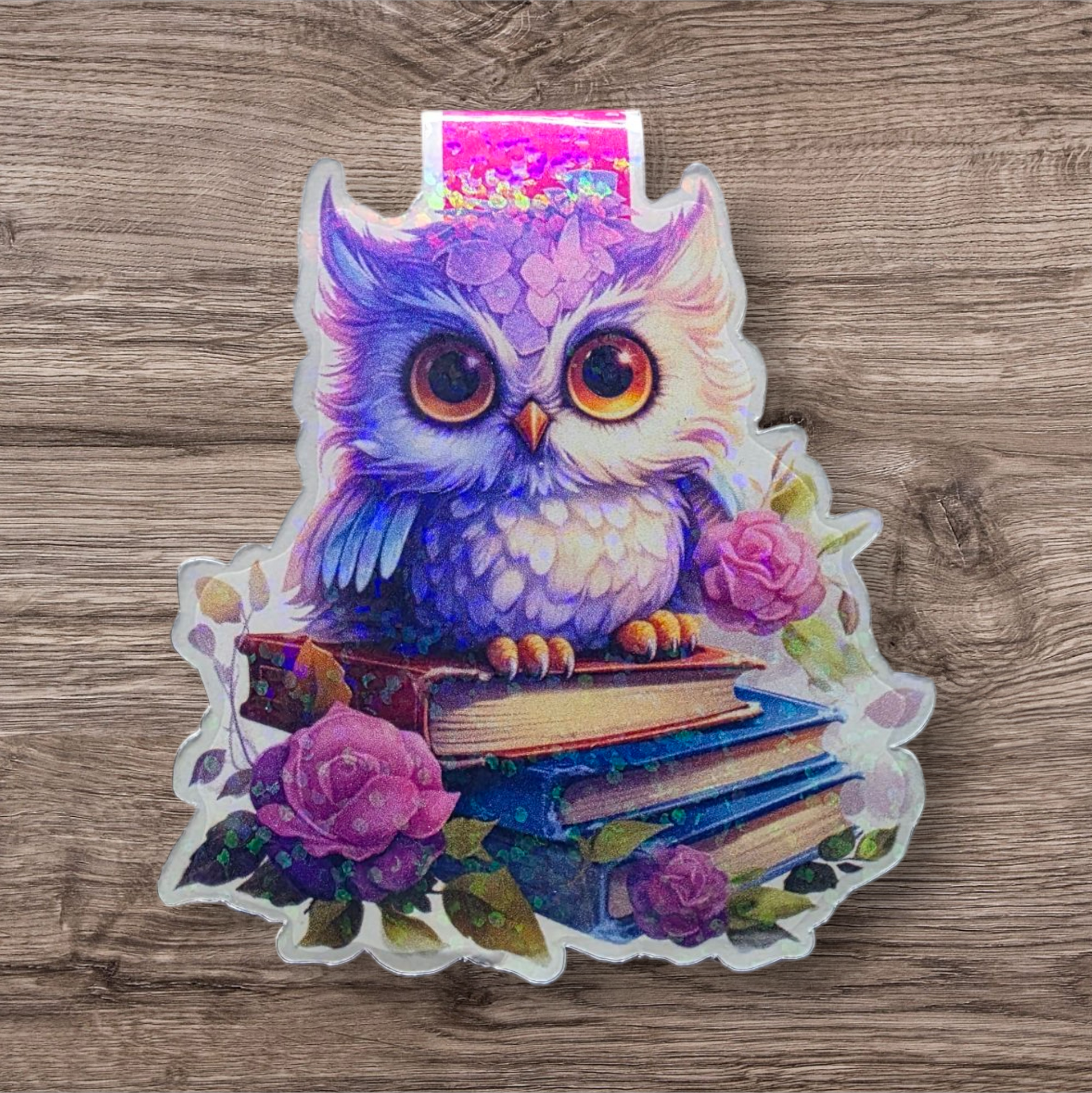 Owl-Magnetic Bookmark (Holographic)