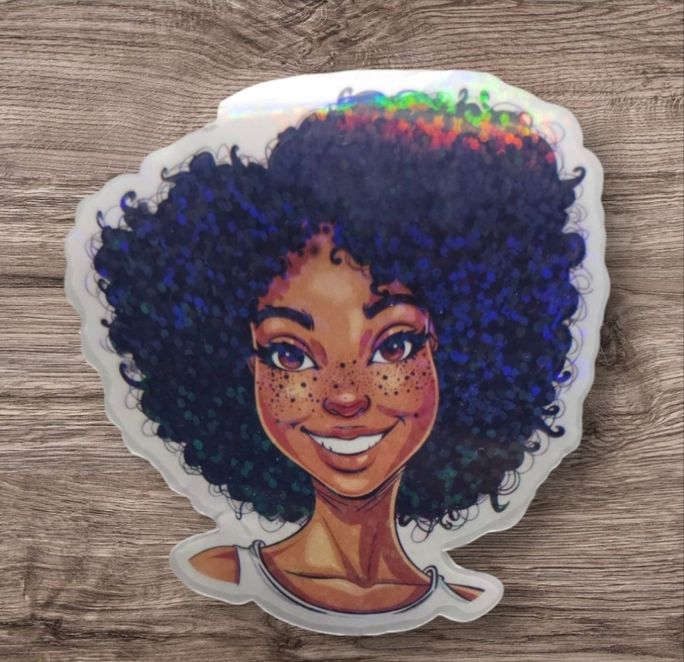Afro-Magnetic Bookmark(Holographic)