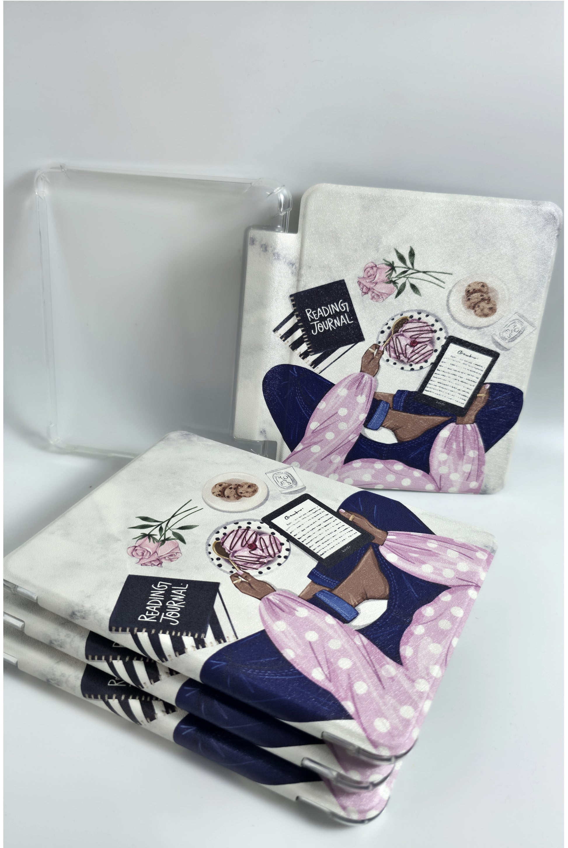 Me Time- Paperwhite12/Colorsoft Kindle Case (Clear Back)