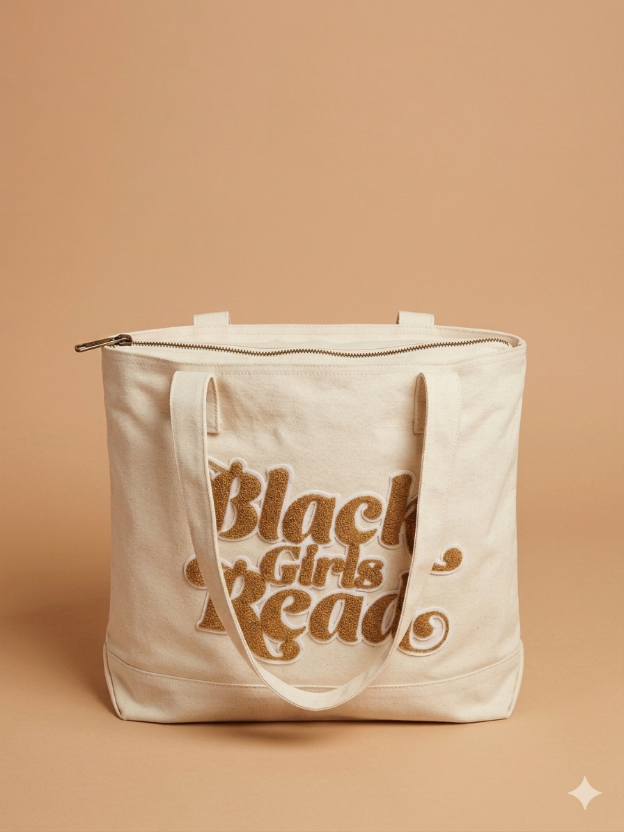 Black Girls Read Zippered Tote Bag