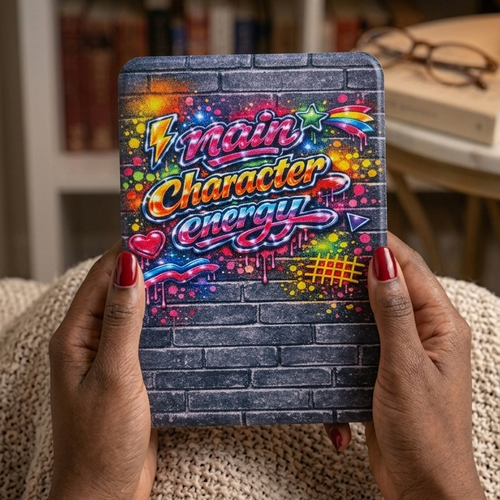 "Main Character" Kindle Colorsoft/Paperwhite 12th Gen (Detachable, Magnetic Clear back) Case (Copy)