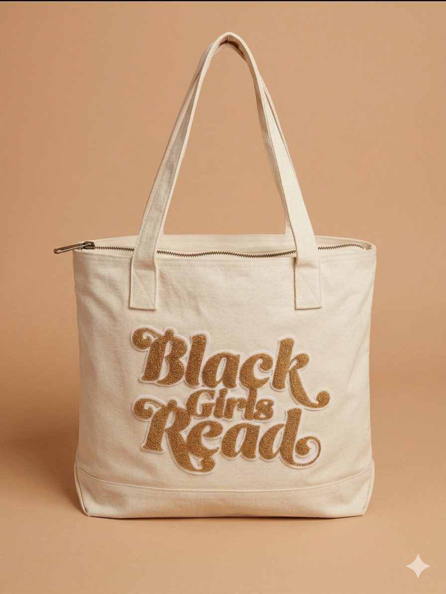Black Girls Read Zippered Tote Bag