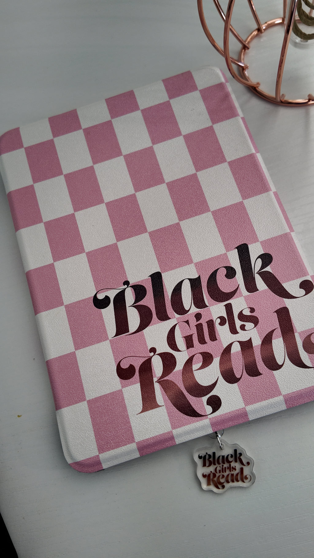 Black Girls Read Plaid Case (Clear Back)