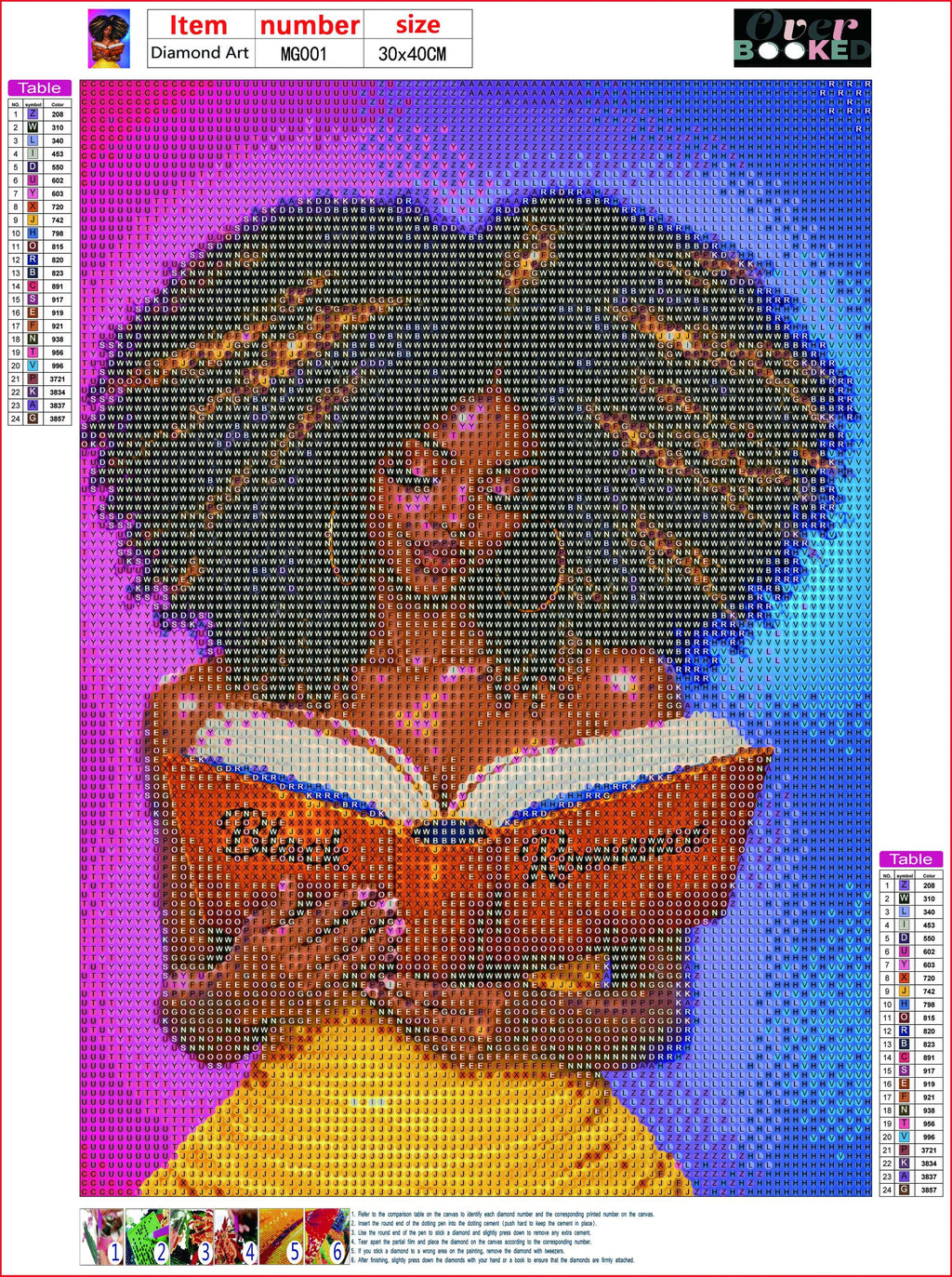 Black Romance Dreamer -30x40cm Diamond Art Painting